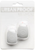UrbanProof fietslampjes set  siliconen Licht grijs