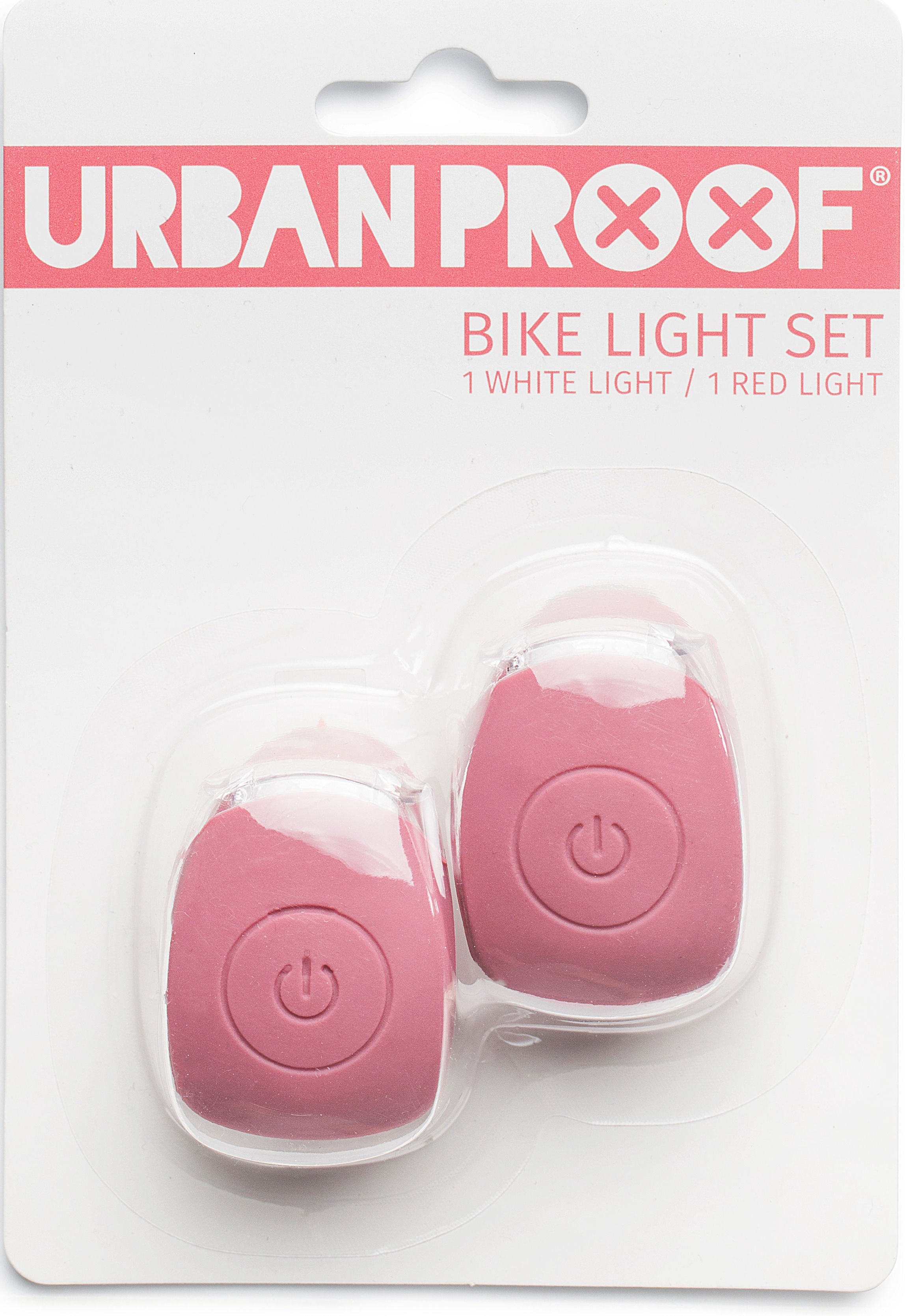 UrbanProof fietslampjes set  siliconen Warm roze