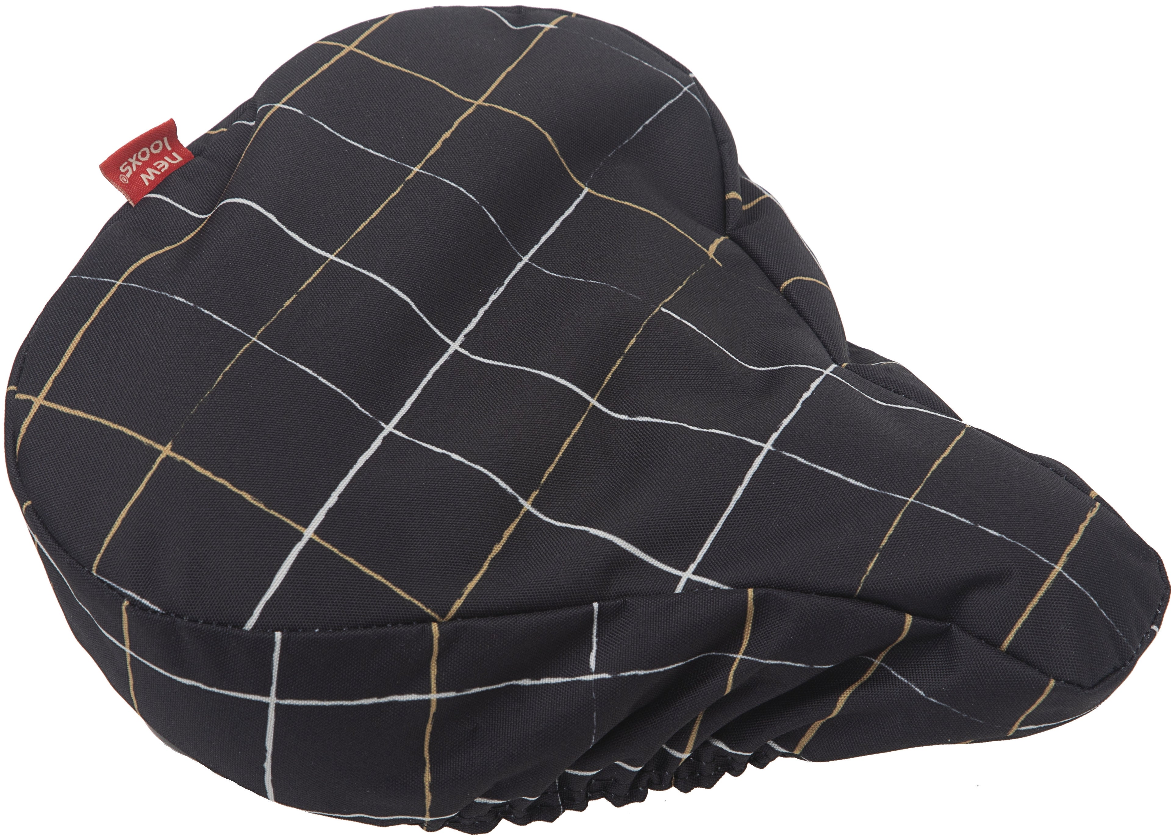 zadeldek check 26 cm zwart