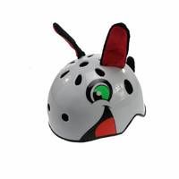 Kinderhelm Pexkids Wit Met Hondenprint