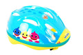 fietshelm/skatehelm baby shark 51-55cm - blauw