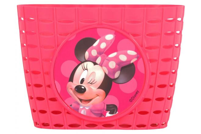 fietsmand disney minnie bow-tique plastic - roze