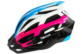 Salutoni Dames Fietshelm Blauww Wit Roze 58-61 cm