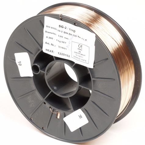 Lasdraad 0,6 mm. 5 kg. rol