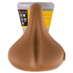 Zadel Velo Plush met elastomeer vering - bruin