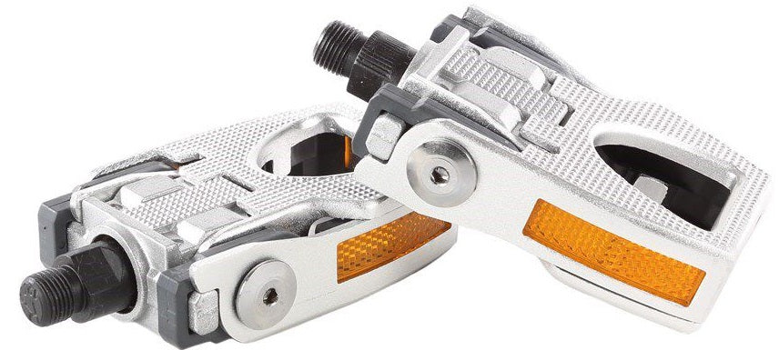 Vouwpedaal 9/16 VP-F80 aluminium met reflectoren
