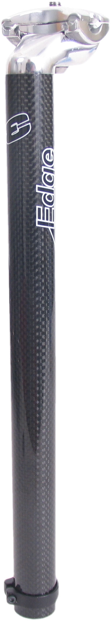 Edge Zadelpen carbon met aluminium kop ø27,2mm / 350 mm