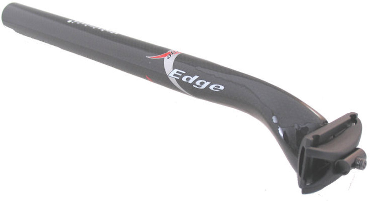Edge Zadelpen ATB full carbon ø27,2mm / 350mm zwart