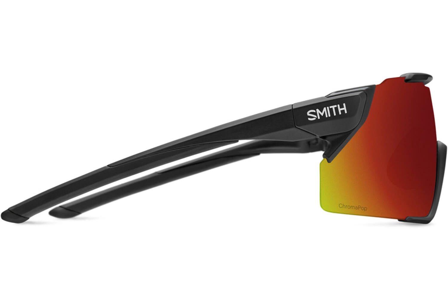 Smith Attack mag mtb bril matte black chrom red mirror