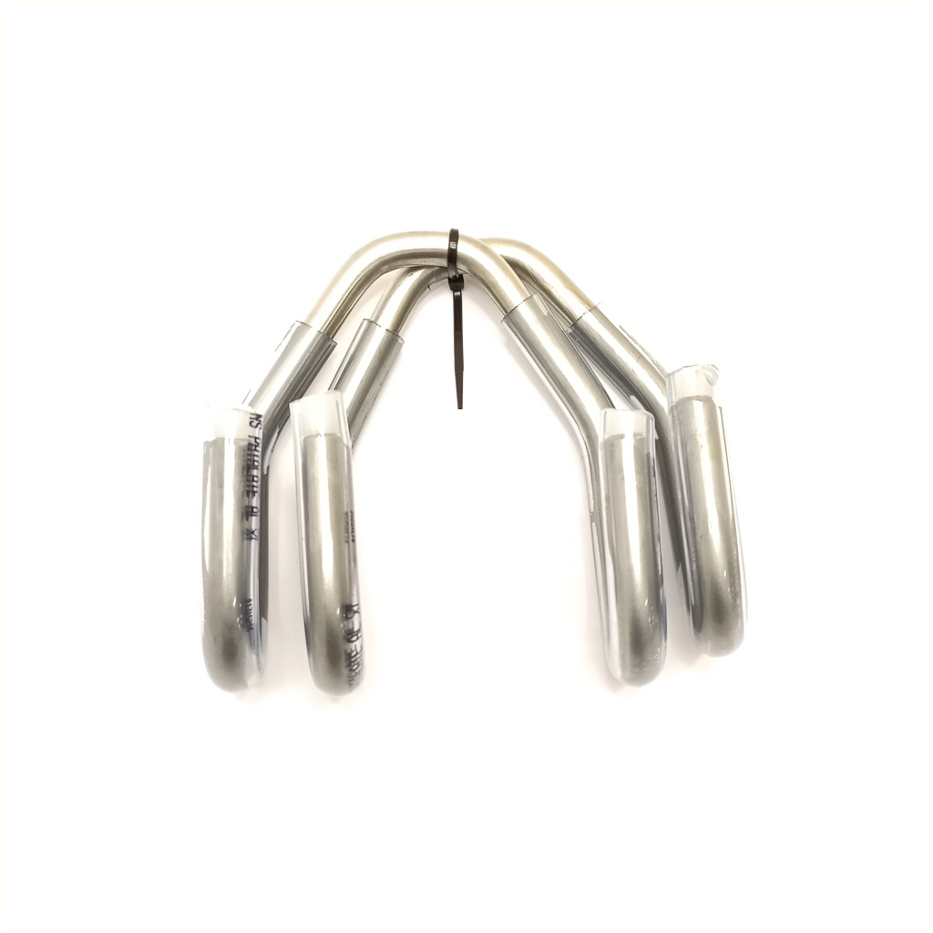 Takel co ophanghaken met beschermingsrubber rvs (2st)