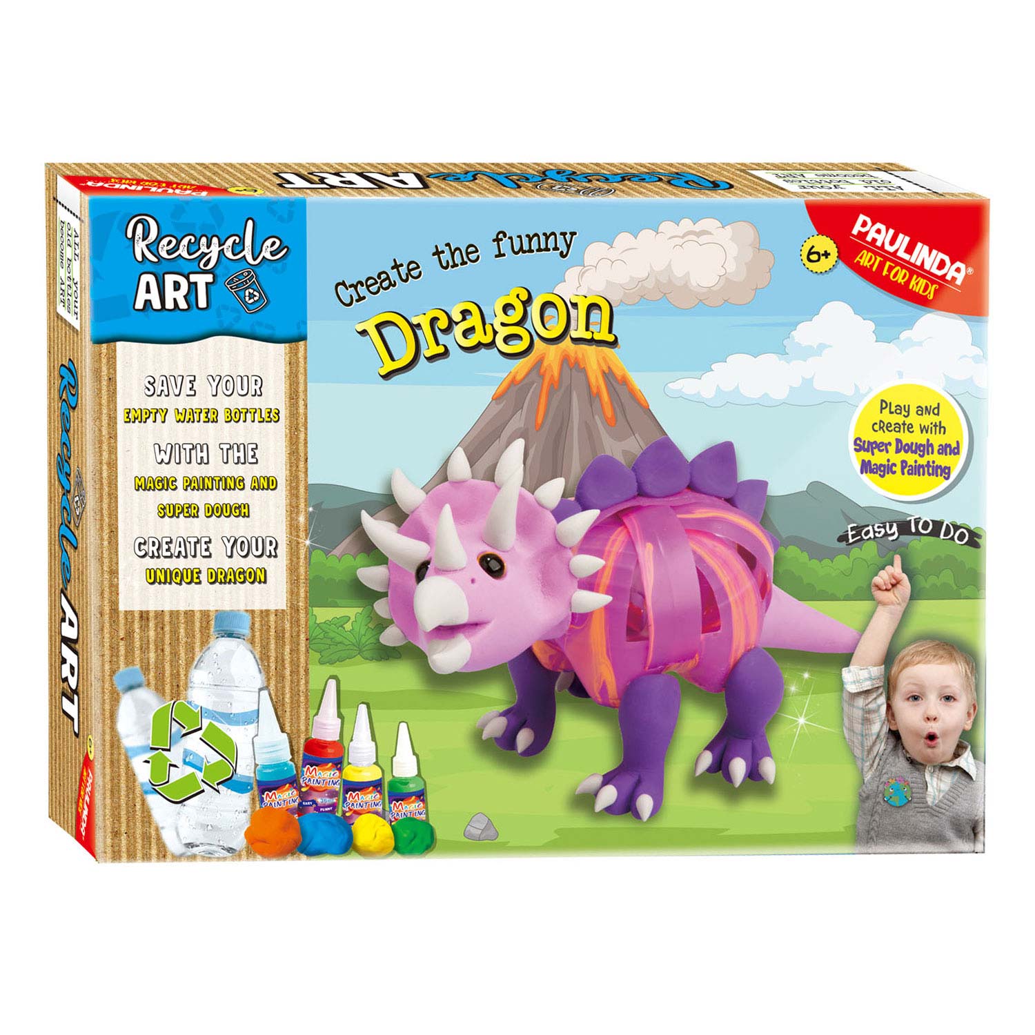 Paulinda Recycle Art Maak je eigen Dinosaurus