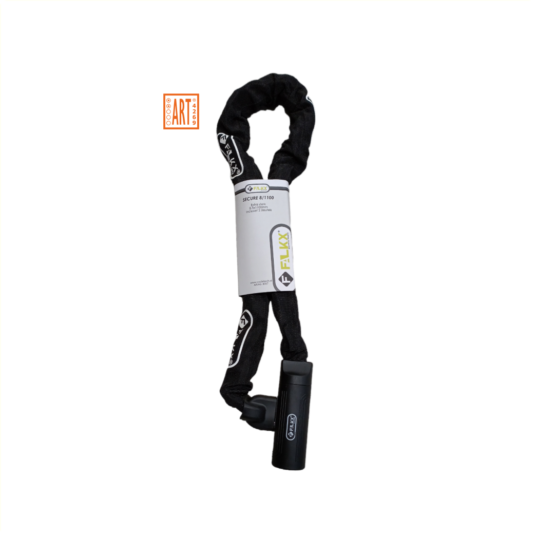 Falkx secure 8 1100 kettingslot art** zwart