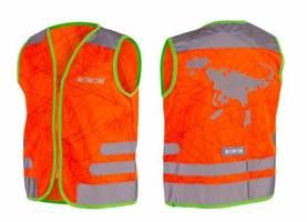 Wowow reflectievest kids nutty jacket maat l oranje