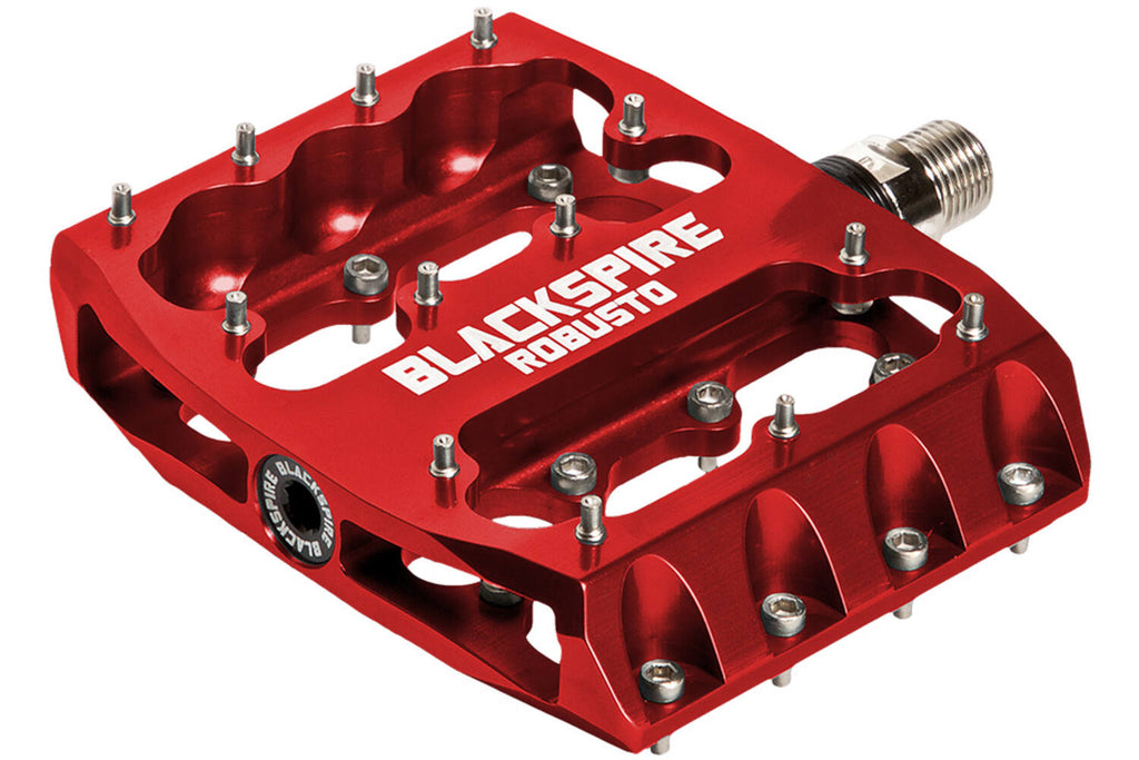Blackspire - robusto cnc pedaal inclusief vervangbare pennen rood