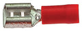 Kabelschoen connector half geïsoleerd vrouwelijk 2.8 x 0.5 rood (100 stuks)
