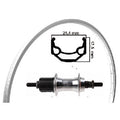 Kgs achterwiel 28 inch (622) zac 19s alu cassette 8-10 sp vaste as