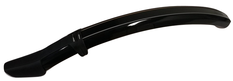 Gazelle Voorspatbord hoekig 28" sks fendervision zwart