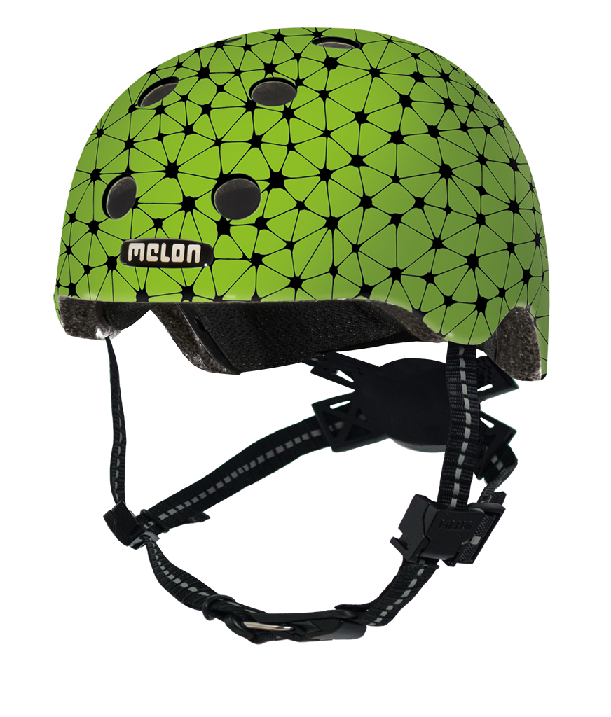 MELON Fietshelm MR Synapse polycarbonaat groen mt 44-50 cm