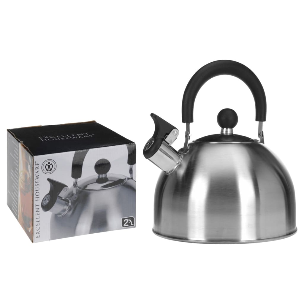 Excellent houseware fluitketel rvs 2,5 liter ø19cm