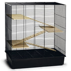 Beeztees beeztees knaagdierenkooi scooby 70x40x78 cm metaal zwart