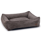 Designed by lotte ribbed - hondenmand - bruin - 80x70x22 cm