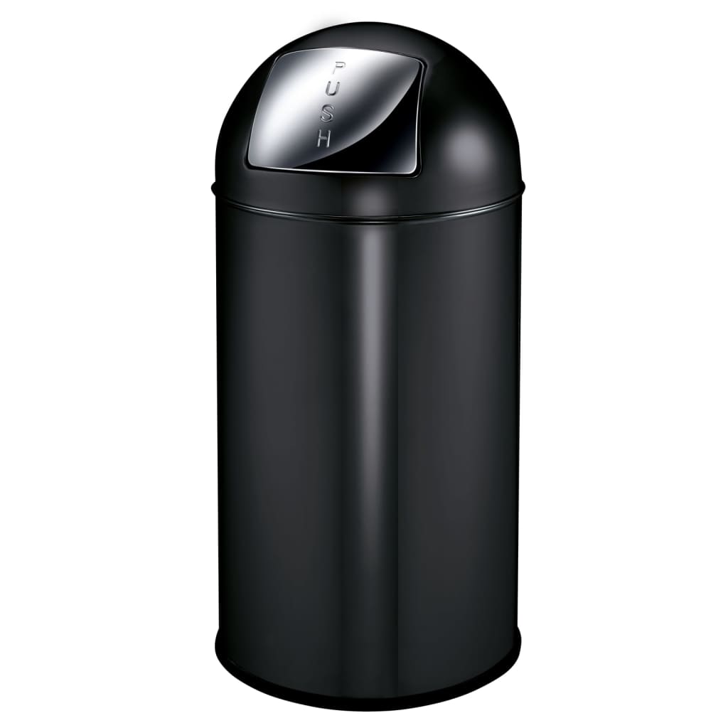 Eko prullenbak 31012701 staal zwart