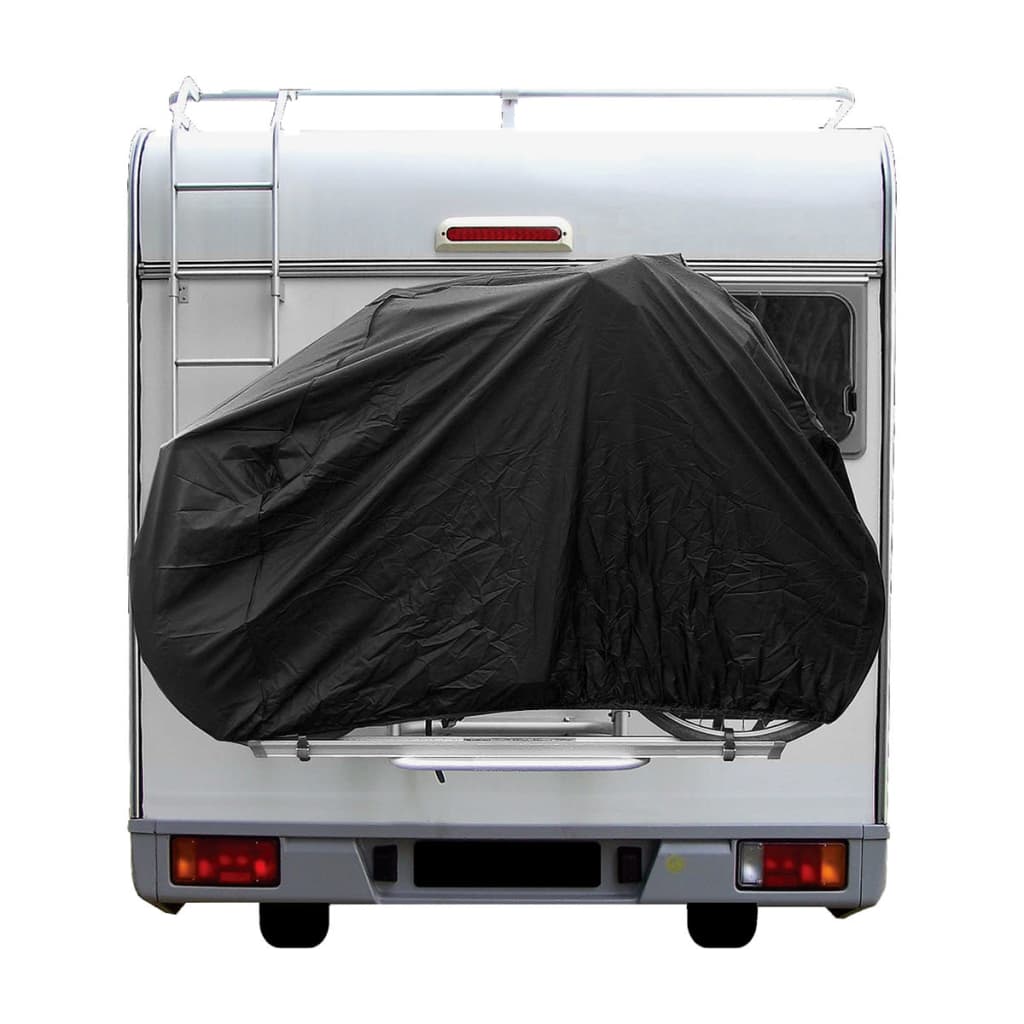 ProPlus Fietshoes - Beschermhoes voor 2 fietsen, zwart, waterafstotend, 150x74x122 cm