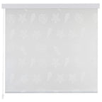 Vidaxl rolgordijn voor douche 140x240 cm zeester