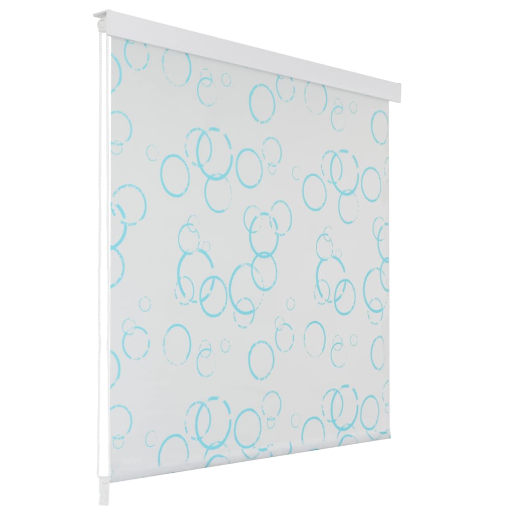 Vidaxl rolgordijn voor douche 80x240 cm bubbel
