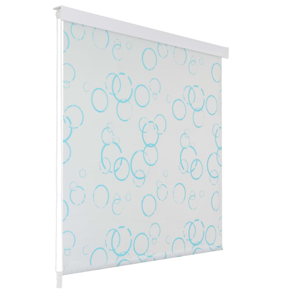 Vidaxl rolgordijn voor douche 100x240 cm bubbel