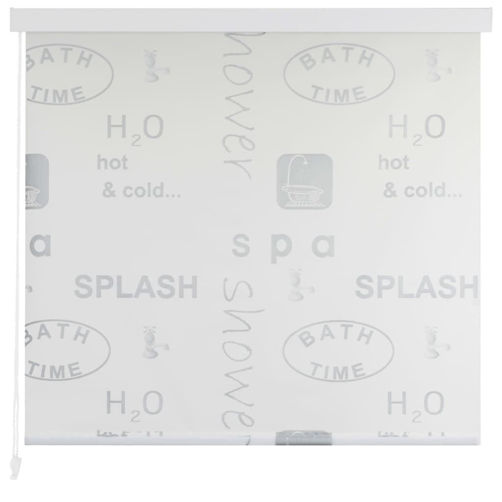 Vidaxl rolgordijn voor douche 80x240 cm splash