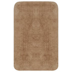 Vidaxl badmattenset stof beige 2-delig