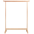 VidaXL Kledingrek 125x150 cm massief eikenhout