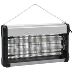 VidaXL Vliegendoder 30 W aluminium zwart
