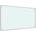 VidaXL Spatscherm keuken 90x50 cm gehard glas wit