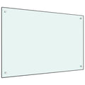 Vidaxl spatscherm keuken 90x60 cm gehard glas wit