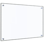 Vidaxl spatscherm keuken 70x50 cm gehard glas transparant