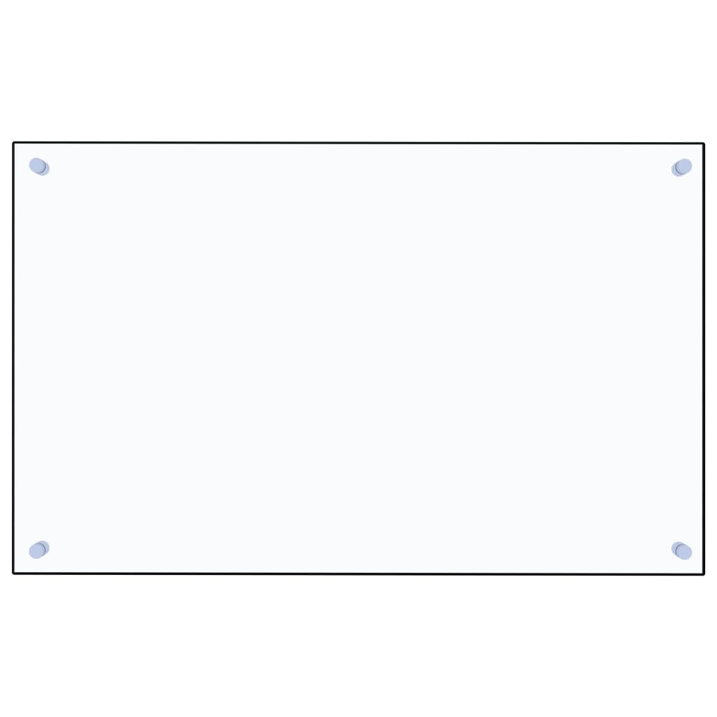 Vidaxl spatscherm keuken 80x50 cm gehard glas transparant