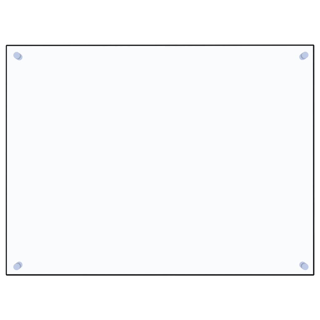Vidaxl spatscherm keuken 80x60 cm gehard glas transparant