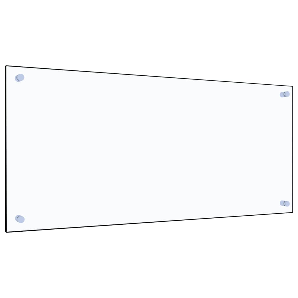 Vidaxl spatscherm keuken 90x40 cm gehard glas transparant