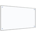 Vidaxl spatscherm keuken 90x50 cm gehard glas transparant