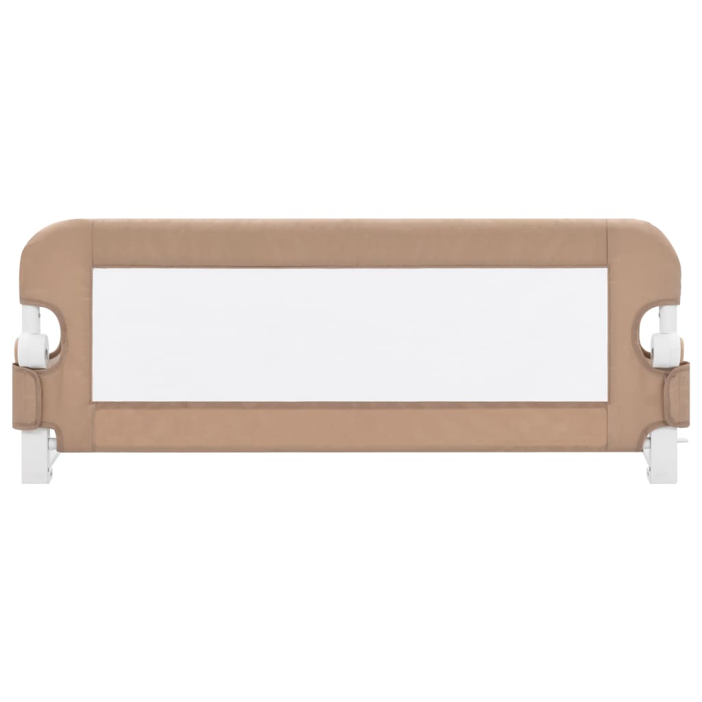 Vidaxl bedhekje peuter 102x42 cm polyester taupe