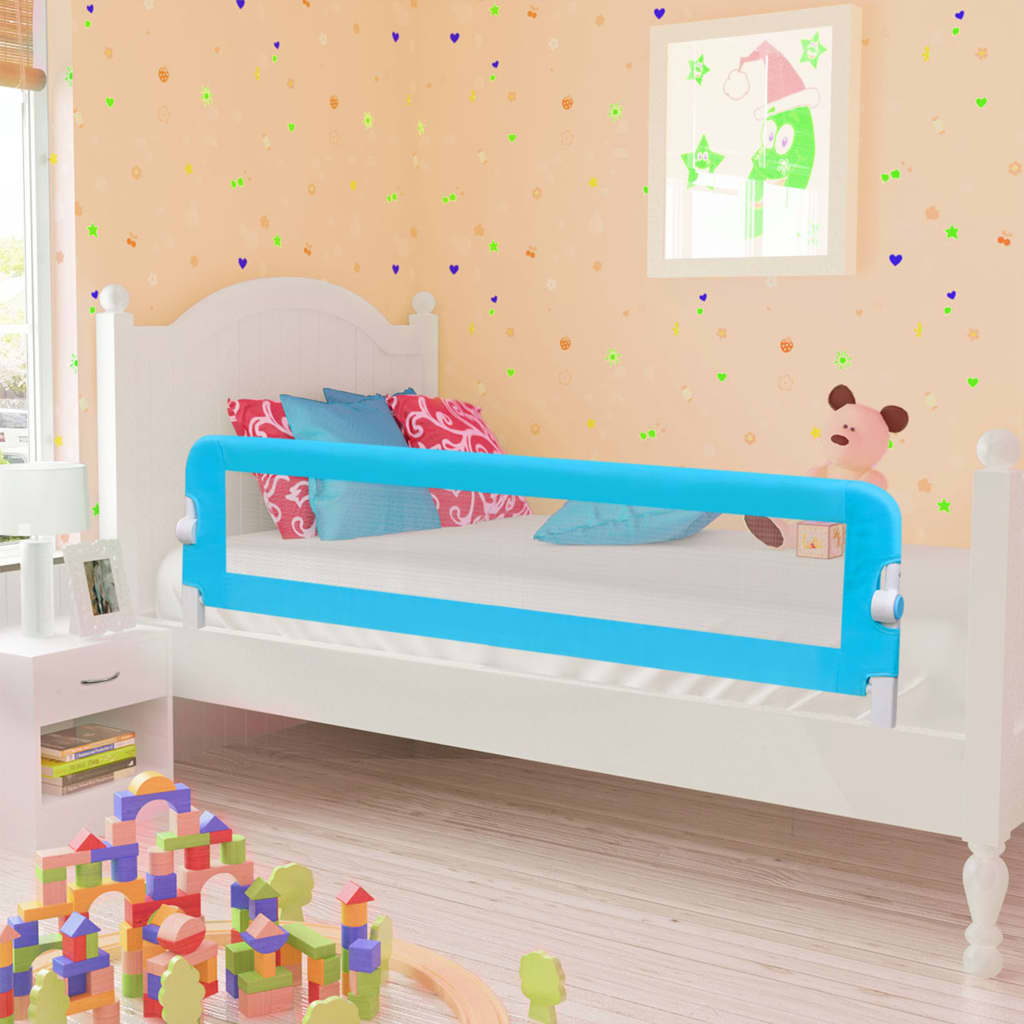 Vidaxl bedhekje peuter 120x42 cm polyester blauw