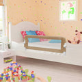 Vidaxl bedhekje peuter 120x42 cm polyester taupe