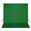 VidaXL Achtergrondsysteem 600x300 cm groen