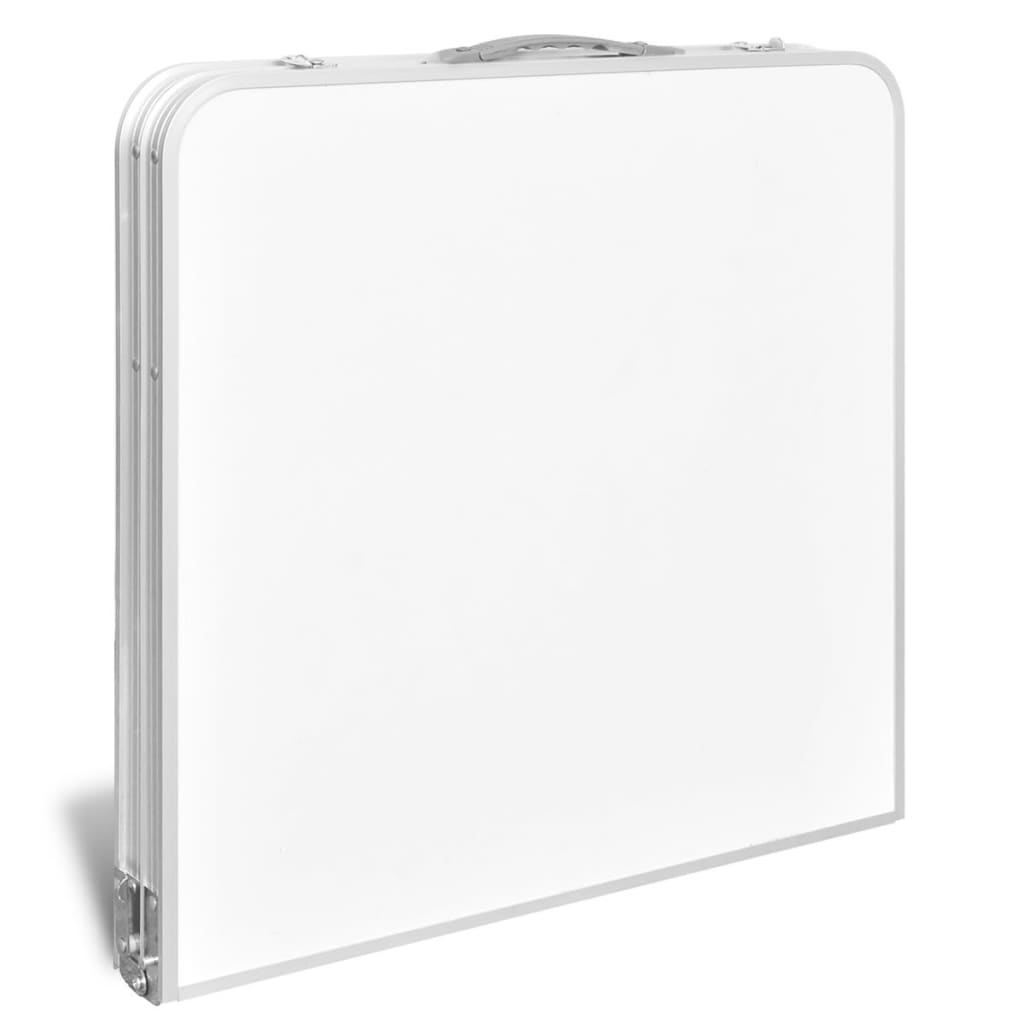 VidaXL Campingtafel inklapbaar en verstelbaar 120x60 cm aluminium