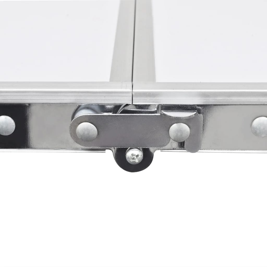 VidaXL Campingtafel inklapbaar en verstelbaar in hoogte aluminium 180 x 60 cm