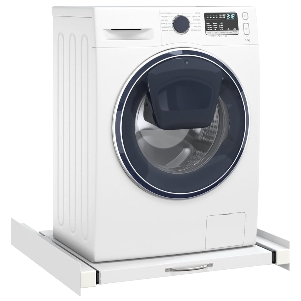 Vidaxl wasmachinestapelset met uittrekbaar schap