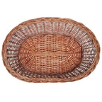 Vidaxl hondenmand huisdierenbed 50 cm natuurlijk wilgen