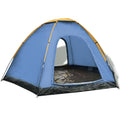 VidaXL Tent 6-persoons blauw en geel